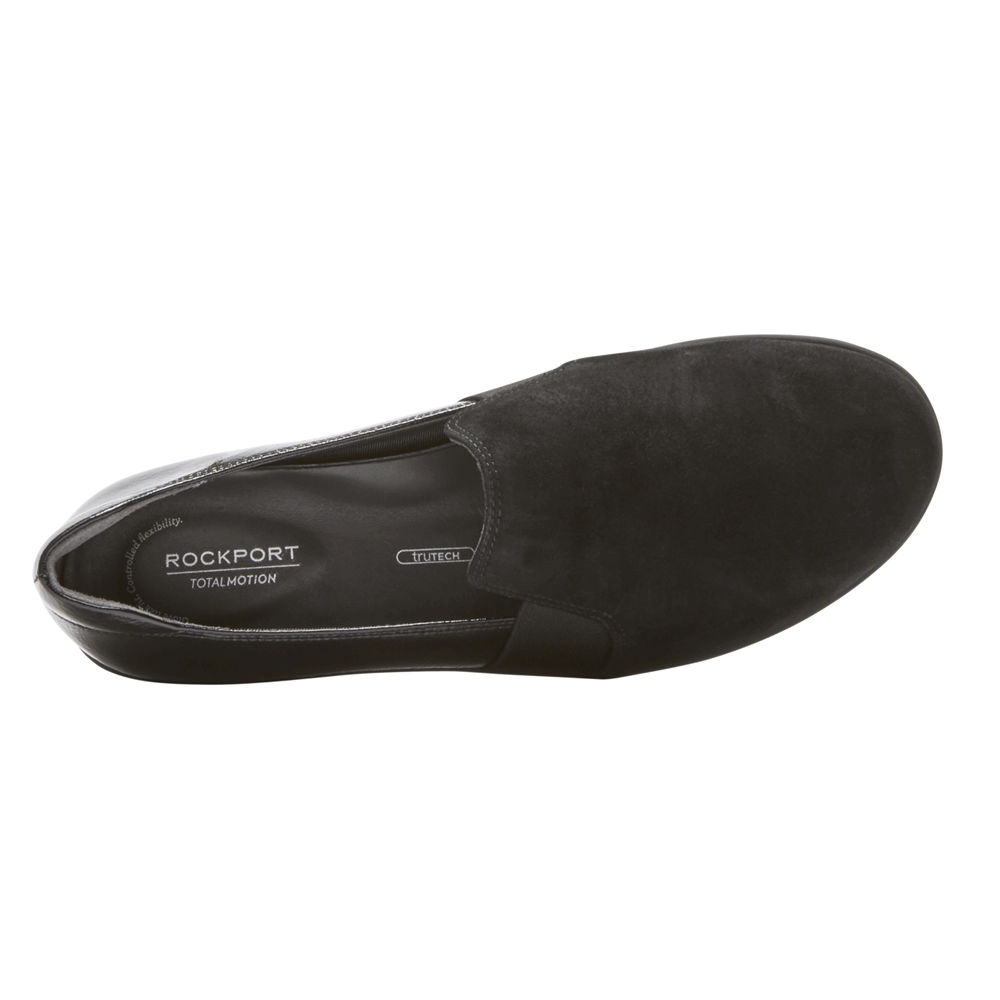 Rockport Singapore Womens Slip-On - truFLEX Chenole Black - GU8956437